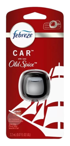 Aromatizante Para Autos Febreze Car Old Spice - 1 Clip