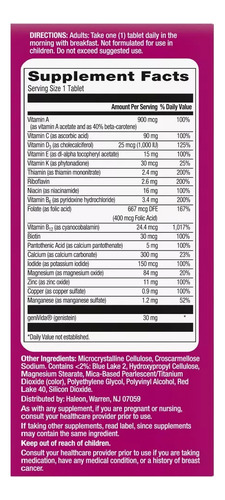 Centrum Apoyo A La Menopausia Y A Los Sofocos 30 Tabletas