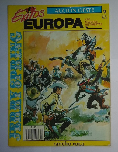 Revista Éxitos Europa Acción Oeste - Jerry Spring Nº 2 1993