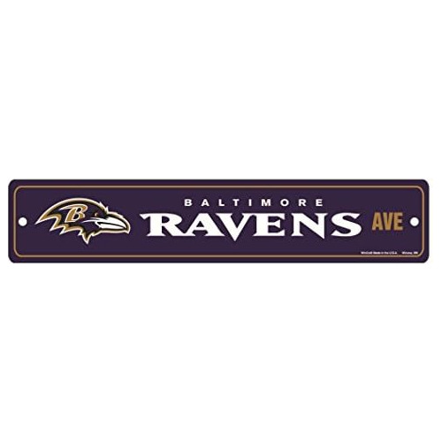 Señal De Calle Color Completo De Baltimore Ravens De N...