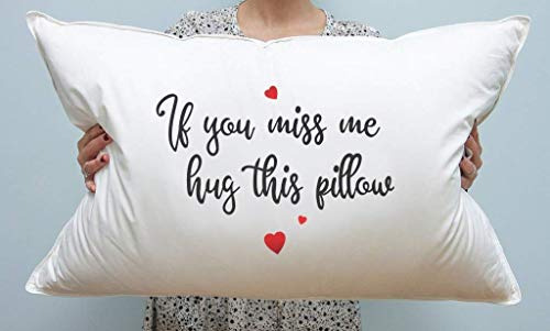 Si Me Extrañas, Abraza Esta Almohada Regalos Divertido...