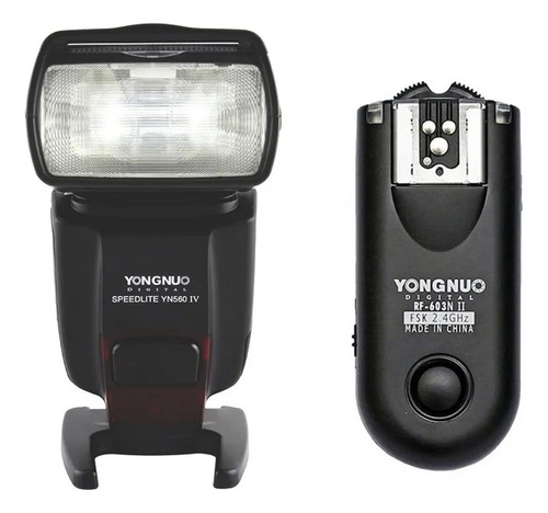 Combo Flash Yongnuo Yn560iv P/ Canon Nikon + Radio 603