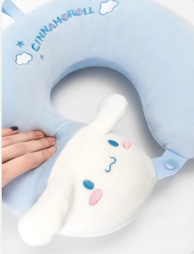 Almohada, Cojín De Viaje Cinnamoroll, Sanrio Original.