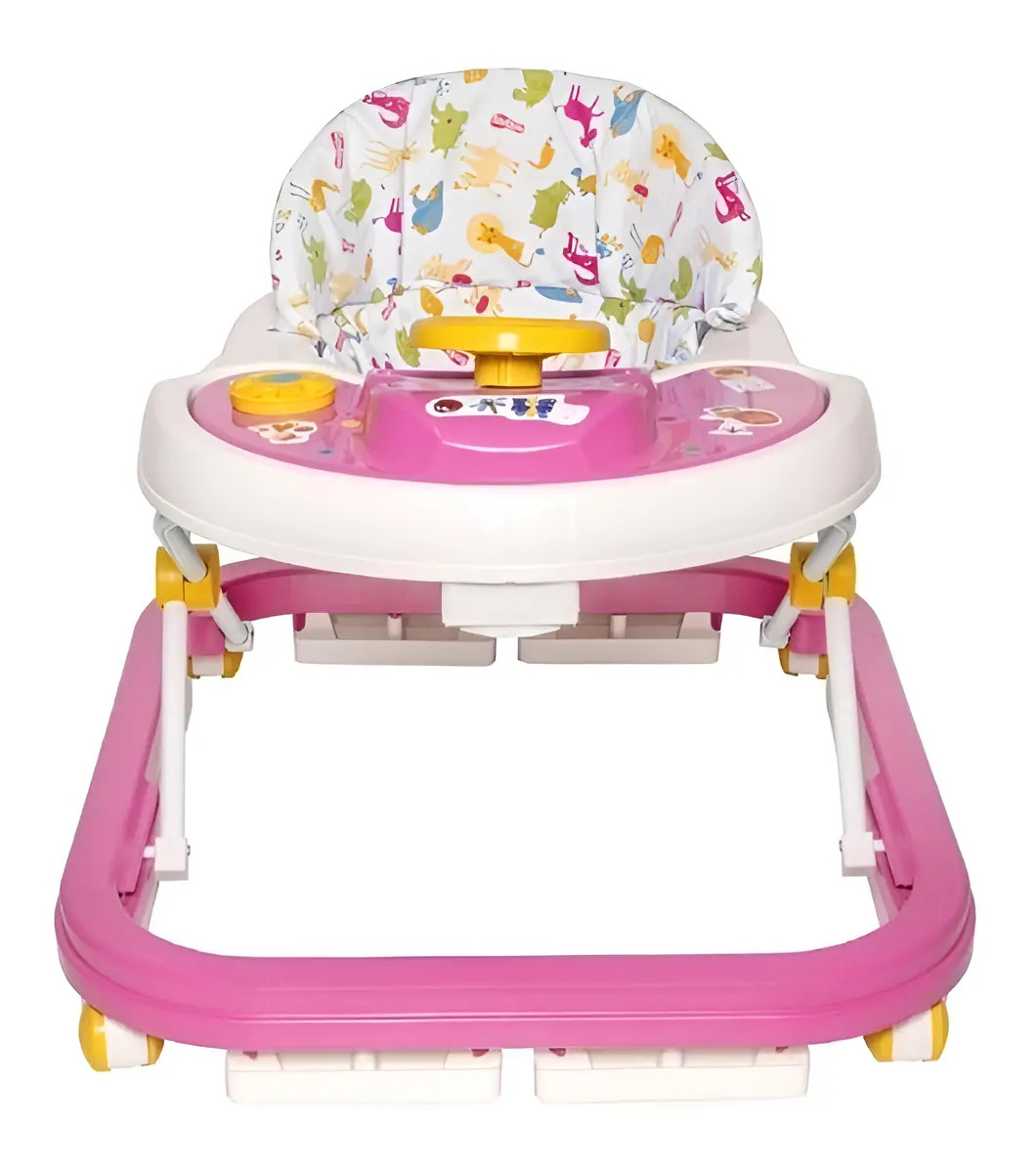Andador musical para bebês de 6 a 12 meses Styll Baby Cor rosa