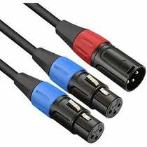Comprar Cable En Y Jomley Xlr, Combinador De Micrófono Xlr De 2 Hemb