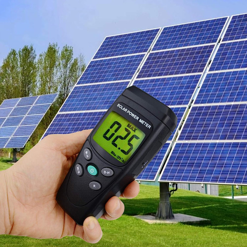 Medidor De Potencia Solar Digital Portátil (piranómet...