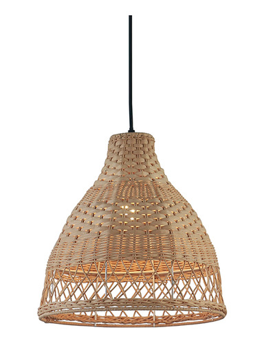 Lámpara Colgante Campana Bambú E27 Ø300x1200mm
