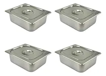 Comprar 4un Cubas Tampas Inox 1u002F2x100 6l Rechaud Buffet Self Service