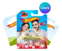 Comprar Blíster Para Autos Hot Wheels Plantilla Editable En Canva