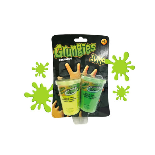 Grungies Slime Potes X 2 100g Verde Y Amarillo - Lelab