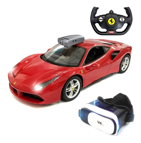 Ferrari 488gtb Con Lentes 3 D  Camara   Rastar Recargable