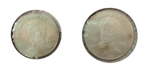 Moneda75 Bs.150 Años Muerte Del Gran Mariscal A. J. De Sucre