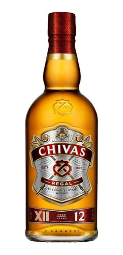 Whisky Escoces Chivas Regal 12 Años 1 Litro