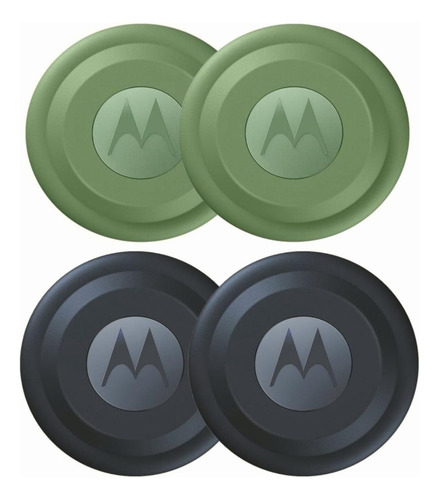 Motorola Moto Tag Pack 4 Pz 2 Color Verde Y 2 Azul