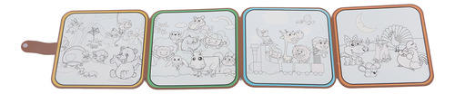 Libro De Garabatos Educativo Borrable, Plegable Temprano