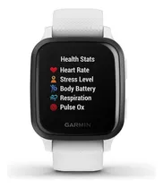 Comprar Reloj Garmin Venu Sq Musica Rectangular Smartwatch Garminpay Bisel Blanco con bisel aluminio pizarra