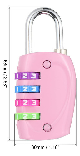 Cerradura De Combinación 4 Dígitos Impermeable Para Exterior