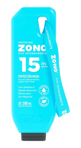 Zono Crema Protectora Solar Fps 15 C/vitamina E 200ml