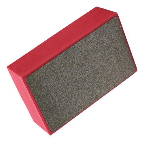 Almohadillas De Lijado De Diamante, Esponja De Recorte, Rojo