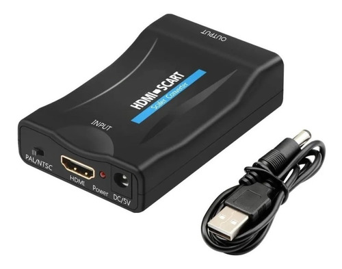 1080p Adaptador Conversor Hdmi A Scart Audio Video / 240061