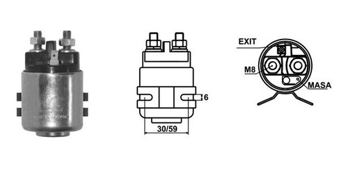 Solenoide Auxiliar 24v Para Elevadores Y Zorras