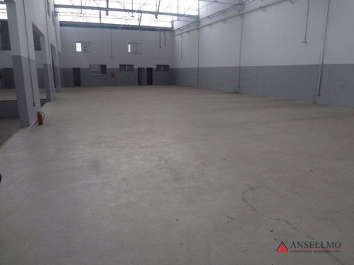 Imagem 5 de 14 de Galpão Para Alugar, 843 M² Por R$ 18.500,00/mês - Assunção - São Bernardo Do Campo/sp - Ga0414