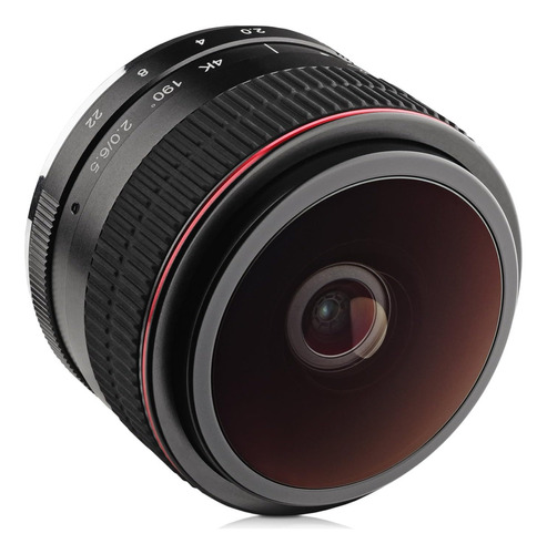 Opteka 6.5mm F/2 Hd Mc Manual Focus Fisheye Lens For Sony E 