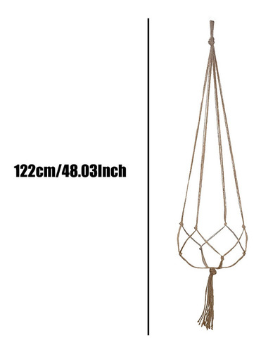 Pote De Flores Z Plant Hanger Z208 Suporte De Parede De Cord