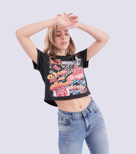 Camiseta Para Mujer Groggy