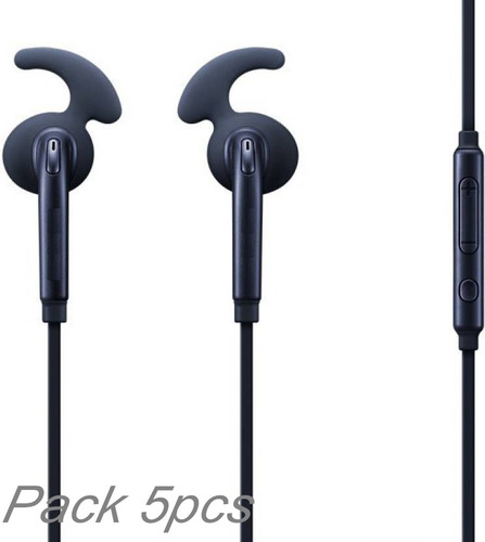 5x Audifonos Manos Libres Blue Para Samsung Galaxy Note5