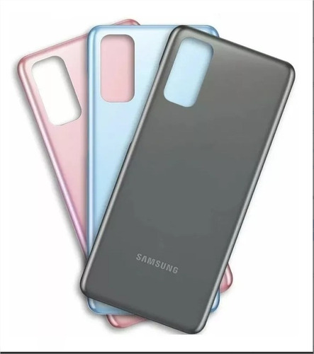 Tapa Trasera Carcasa Samsung S20 Azul Negro Gris Original