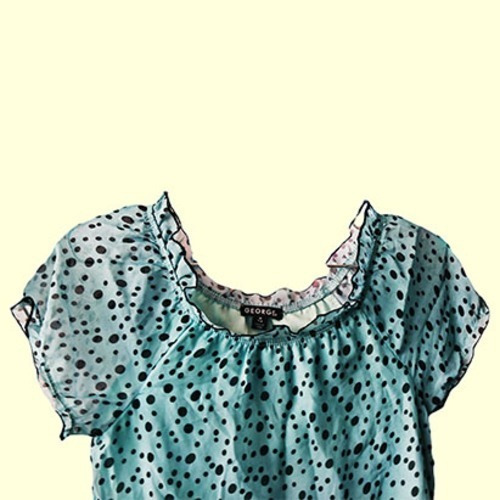 Blusa Casual Verde/azul George (Usado)