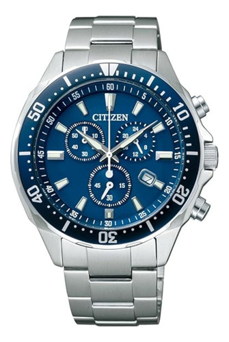 Citizen Reloj Eco-drive Alterna Vo10 Plateado Azul Hombre 