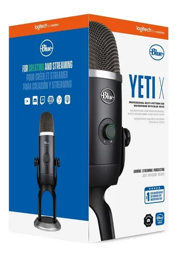Micrófono Blue Yeti X Professional Condensador Cardioide