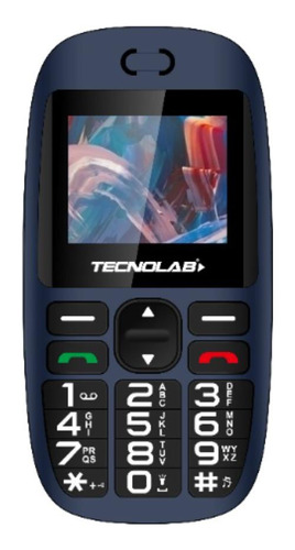 Celular Senior Dual Sim 4g Color Azul - Ps
