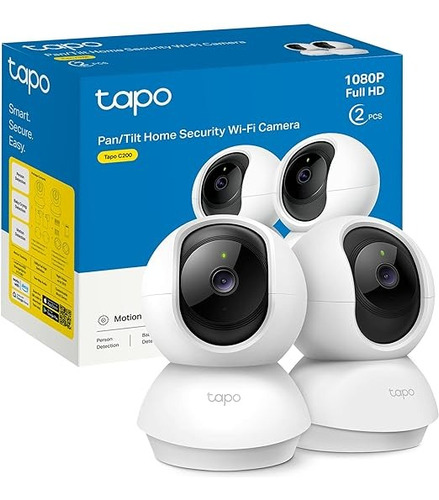 2-pack Tapo C200 Camara Wi-fi 360º 1080 Nocturna Audio Alexa