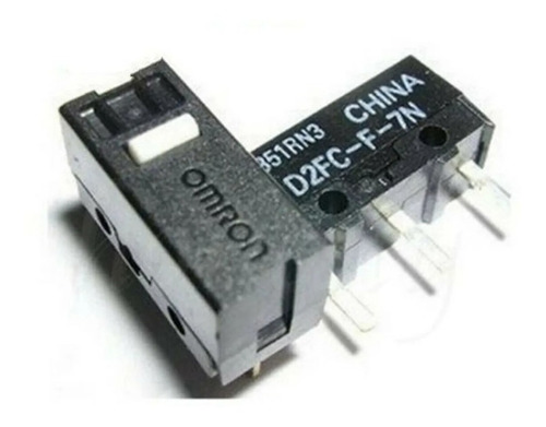 Imagen 1 de 8 de Par Micro Switch Omron D2fc-f-7n Para Mouse Logitech, Razer
