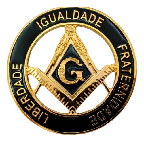 Emblema Da Maçonaria Para Carro Em Alto Relevo