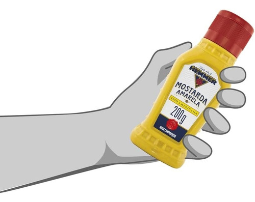 Mostarda Amarela Tipo Americana 200g Hemmer