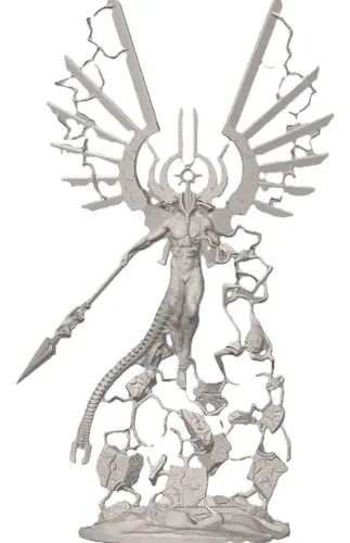 Mini Warhammer 40k Necron C'tan Shard Of The Void Dragon
