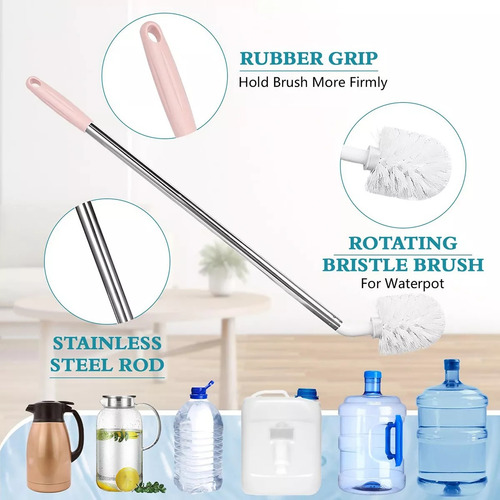 Cepillos De Limpieza De Botellas Long Bing De Acero Inoxidab