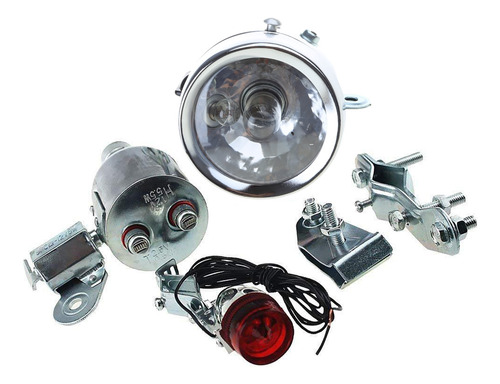 Bicicleta Motorizada Bicicleta Friction 12v 6w Farol Gerador