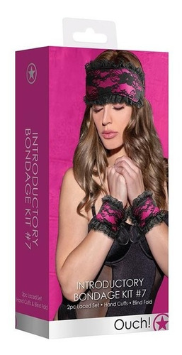 Esposas Antifaz Encaje Kit Bondage Principiantes Bdsm Ouch!