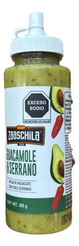 Salsa De Guacamole Y Serrano Zaaschila