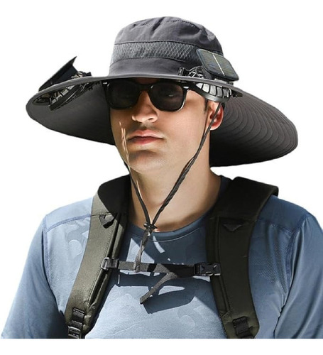 A Genérico Sombrero Con Ventilador Solar, Sombrero Para