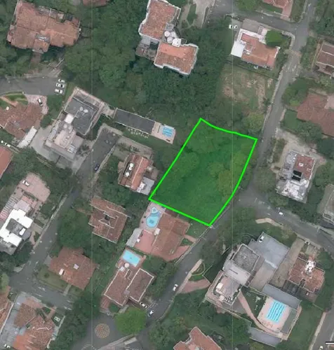 Lote En Venta En El Poblado. Cod V11766