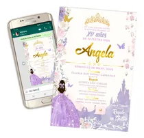 Comprar Invitación Digital Mis Xv Años Rapunzel Mis Xv Años Rapunzel