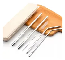 Comprar Set De 4 Sorbetes Inoxidables Más Cepillo De Limpieza