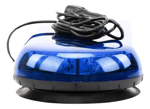 Mini Barra De Luces 24 Led Epcom Azul Succión E Imán X605-b