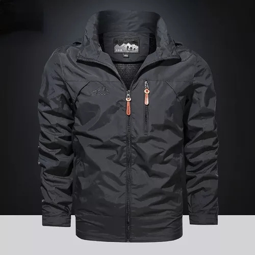 Chaqueta Cortavientos Impermeable Para Hombre De Estilo Mode